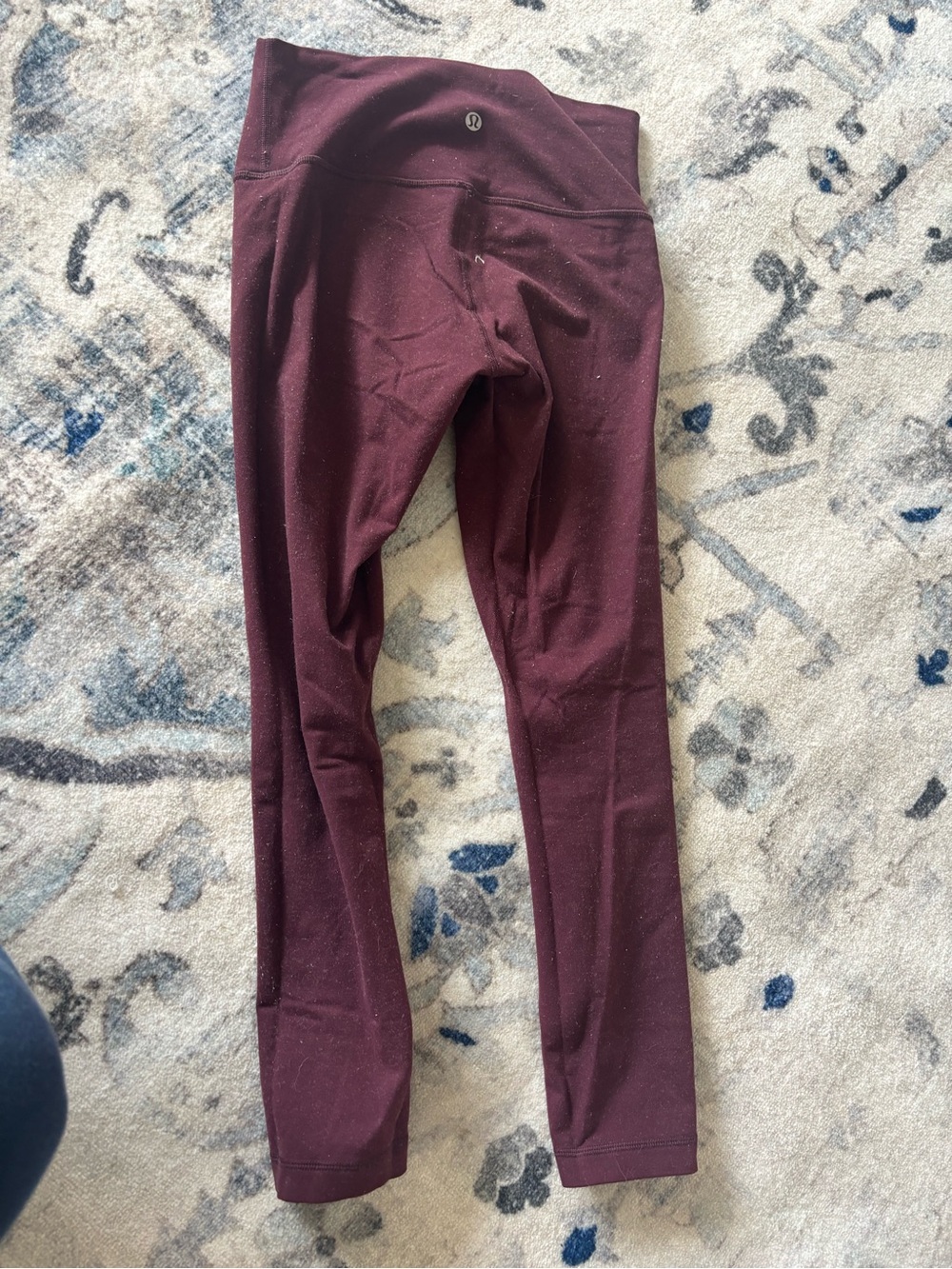 lululemon athletica women's Burgundy Stretch Leggings